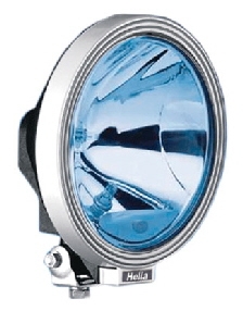 Lygte - Hella Rallye 3000 driving lamp "Cool Blue" design m/klar glas og positionslys
