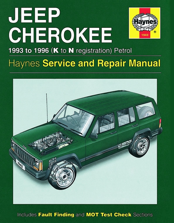 Haynes Manual - Jeep Cherokee Petrol manual