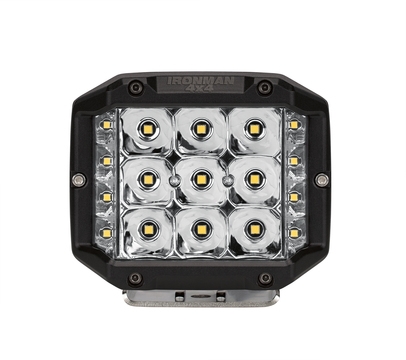 Lygte - Ironman 5" Universal LED lygte med sidelinser 