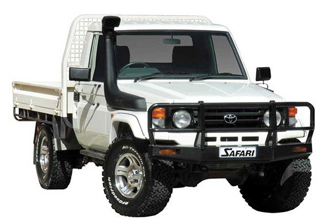 Snorkel fra Safari til Toyota 71-73-75-78 & 79 Series Land Cruiser (smal front/Factory snorkel replacement) 4.2L Diesel