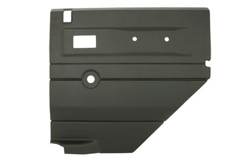 Dørpanel - Bagerste dørside beklædning R/H Sort med manuelt vindue Land Rover Defender 1983-2006