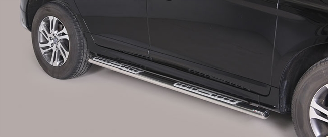 Side bars fra Mach i rustfri stål - Fås i sort og blank til Volvo XC60 årg. 09+