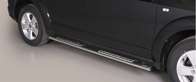 Side bars fra Mach i rustfri stål - Fås sort og blank til Honda CRV årg. 07-10