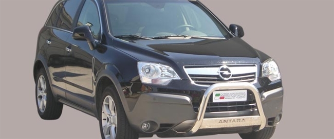 A-bar City - EU godkendt - Fås i sort og blank - i rustfri stål med logo til Opel Antara årg. 07-11