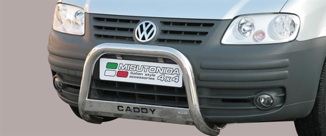 A-bar City - EU godkendt - Fås i sort og blank - i rustfri stål med billogo til VW Caddy årg. 04-13