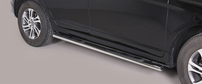 Side bars med trin fra Mach i rustfri stål - Fås i sort og blank til Volvo XC60 årg. 09+