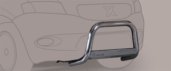 A-bar City - Fås i sort og blank - i rustfri stål til Hyundai Galloper Innovation årg. 99-01
