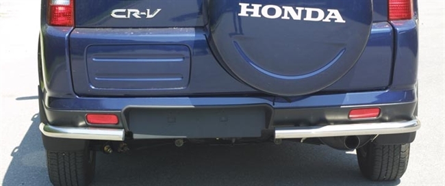 Beskyttelsesbar - Hjørne i rustfri stål - Fås i sort og blank til Honda CR-V årg. 02-04