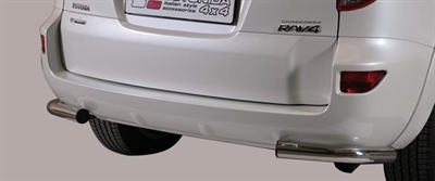 Beskyttelsesbar - Hjørne i rustfri stål - Fås i sort og blank til Toyota Rav4 årg. 10-12