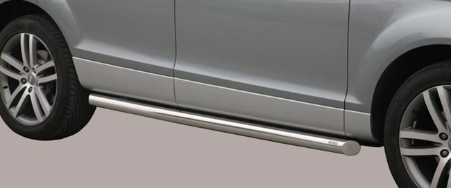 Side Bars fra Mach i rustfri stål - Fås i sort og blank til Audi Q7 MK1