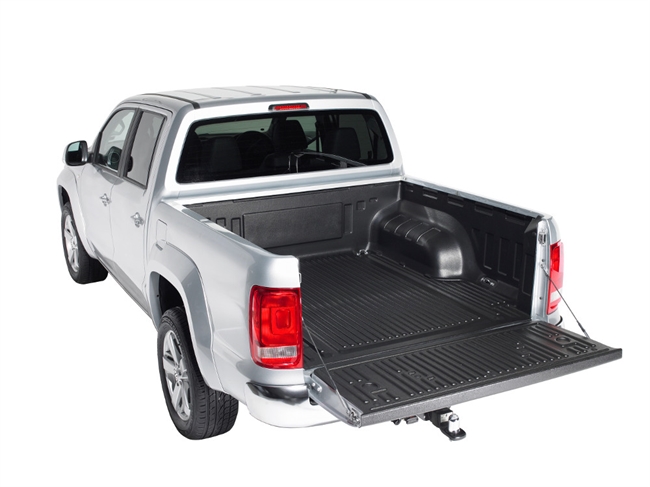 Ladindsats/bedliner - Under rail kompatibel med originale lastkroge til VW Amarok Double Cab Årgang 2010-2020