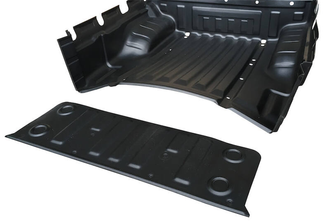 Ladindsats/bedliner - Under rail/C-Channel  - til Nissan Navara Double Cab Årgang 2005-2015