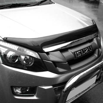 Motorhjelmsbeskyttelse "dark smoke" fra Trux til Isuzu D-Max Årgang 2012-2016
