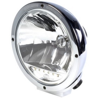 Fjernlygte Luminator KLARGLAS KROM LED-POS.