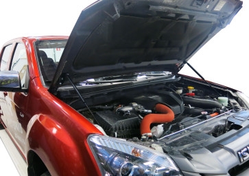 Støddæmper til motorhjelm på Volkswagen Amarok, årgang 2010-