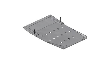 Undervognsbeskyttelse - Motor, transmission- og transferbeskytter (gearkasse) til Landcruiser 120
