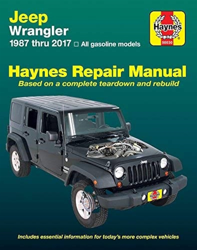 Haynes Manual - Jeep Wrangler manual
