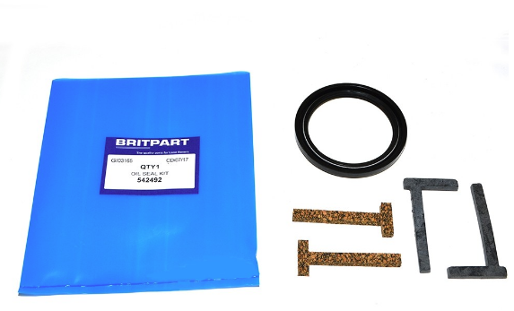 Pakning til krumtap til Land Rover Serie II/III 2.6 & 2.25 benzin/diesel