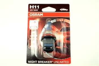 Pære H11 OSRAM NIGHT BREAKER UNLIMITED 
