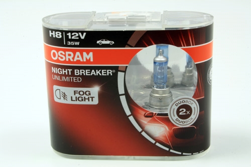 Pære H8 OSRAM NIGHT BREAKER UNLIMITED 