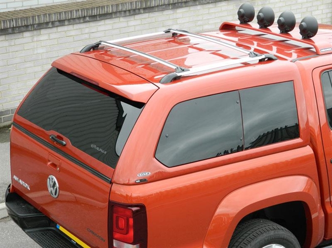 Hardtop Alpha GSE med tagbøjler til VW Amarok