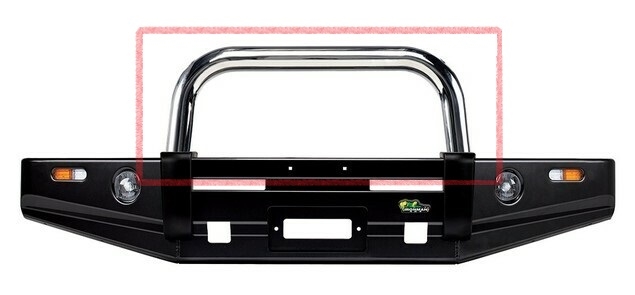 Bøjle til Ironman4x4 No-loop Spilkofanger Mitsubishi L200 & Fiat Fullback årg. 15+