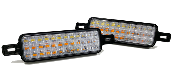 Lygter - LED positions- og blinklygter til Ironman kofanger - new style