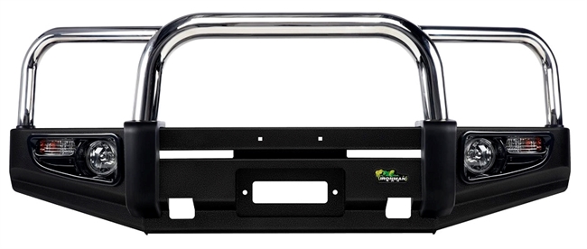 Spilkofanger med rustfri bull bar/Winch Bull Bar fra Ironman4x4 til Toyota Hilux Revo årg. 15+