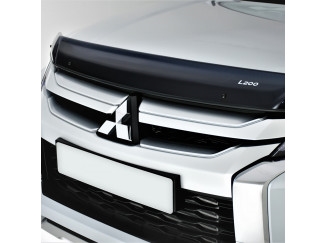 Motorhjelm beskytter med logo til Mitsubishi L200 årg. 19+