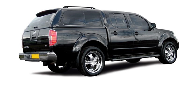 Hardtop Alpha GSE med tagbøjler til Nissan D40 Double Cab