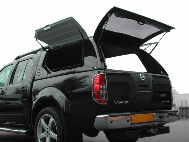 Hardtop Alpha Gullwing til Nissan D40 Double Cab