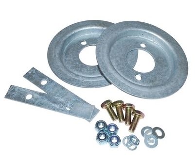 Fjedreskåle bag galvaniseret til Land Rover Defender 90, Range Rover Classic & Discovery I