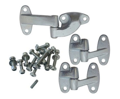Hængsel kit med rustfri skruer til bagdør Land Rover Defender