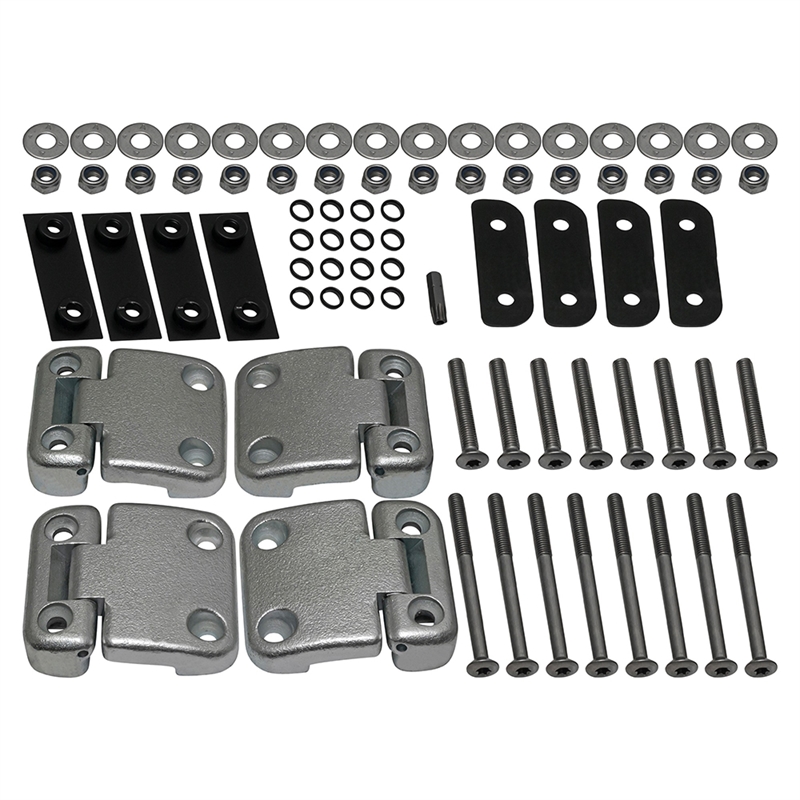 Hængsel kit med rustfri skruer til bagdøre Land Rover Defender
