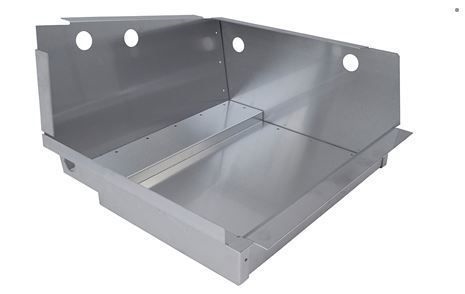 Batterikasse i alu. til Land Rover Defender venstre side