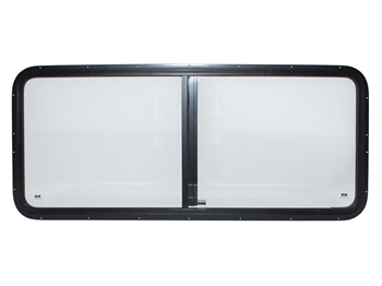 Siderude med skyderuder til Land Rover Defender 110" 