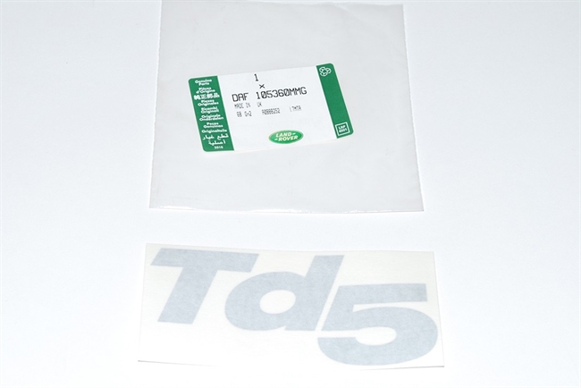 Td5 klistermærke til Land Rover