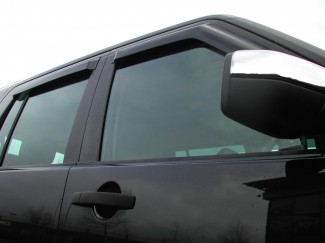 Vindafviser/Wind deflectors - Sæt med 4 vindafvisere til Land Rover Discovery 3+4                