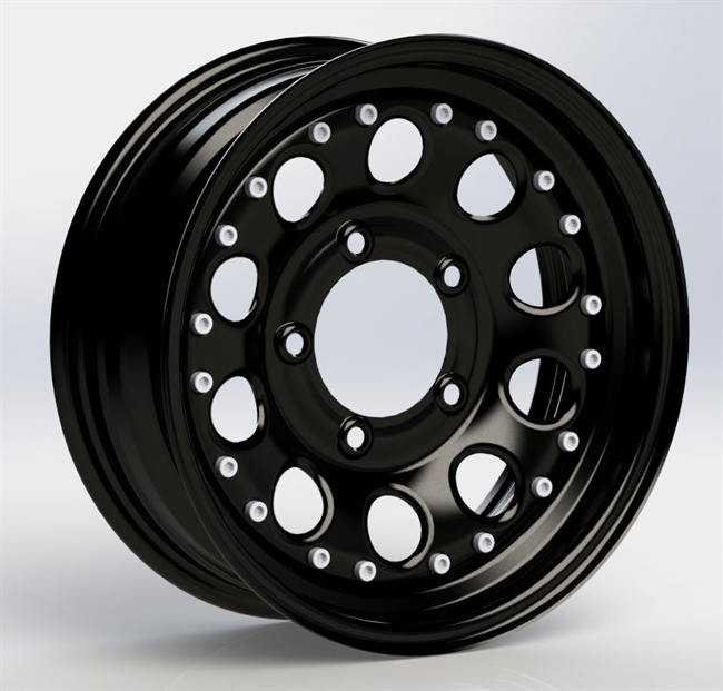 Dotz Modular Beadlock 7.5x18 stålfælg 6-114  