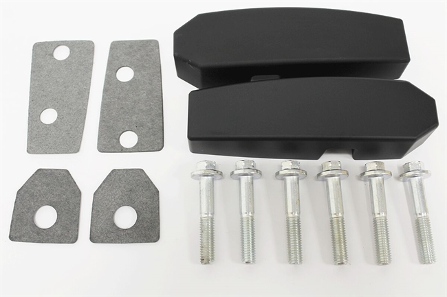 Alu forrudebeslag - Sort til Land Rover Defender fra Terrafirma4x4