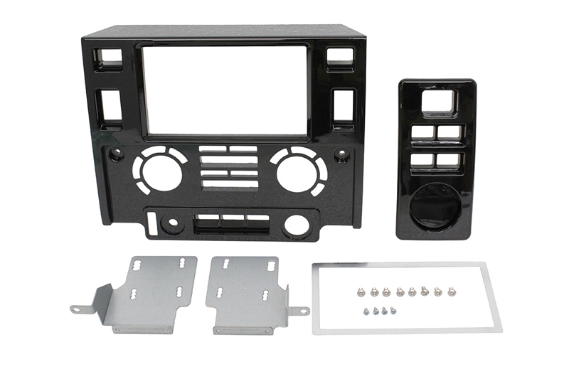 Land Rover Defender Piano Black Puma Double DIN UNIT FASCIA smart skærm indbygningskit