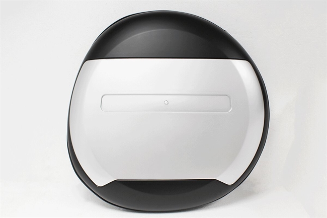 Blank sort/sølv reservehjulscover fra Terrafirma4x4