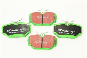 Bremseklodser Bag - Green Stuff High Performance til Discovery II Årgang 1998-2004 og Range Rover Årgang 1995-2002
