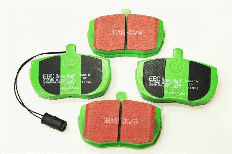 Bremseklodser Front - Green Stuff High Performance til Land Rover Defender 90" Årgang 1986-1990, Discovery I Årgang >1993 og Range Rover Classic >1986
