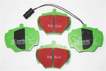 Bremseklodser Bag - Green Stuff High Performance til Defender Årgang 1994+, Discovery I Årgang 1989-1998 og Range Rover Classic