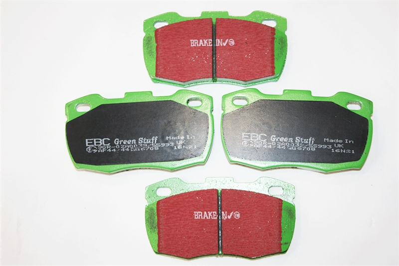 Bremseklodser Front - Green Stuff High Performance til Defender 90/110 Årgang 1986+