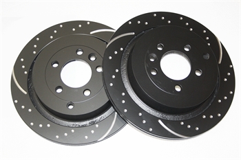 Bremseskiver bag ventileret til Land Rover Discovery III Årgang 2005-2009, Discovery IIII Årgang 2010-2016 og Range Rover Sport Årgang 2005-2009