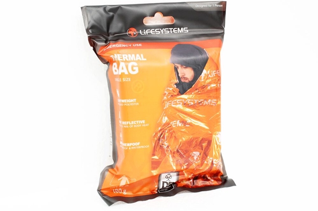 Nødtermotæppe - termisk pose fra Lifesystems 