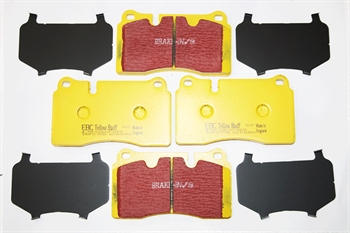 Bremseklodser Front - Yellow Stuff High Performance til Range Rover Årgang 2002-2009 og Range Rover Sport Årgang 2005-2009