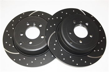 Bremseskiver bag Ikke ventileret til Range Rover Årgang 2002-2009